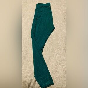 Teal Patterned Leggings